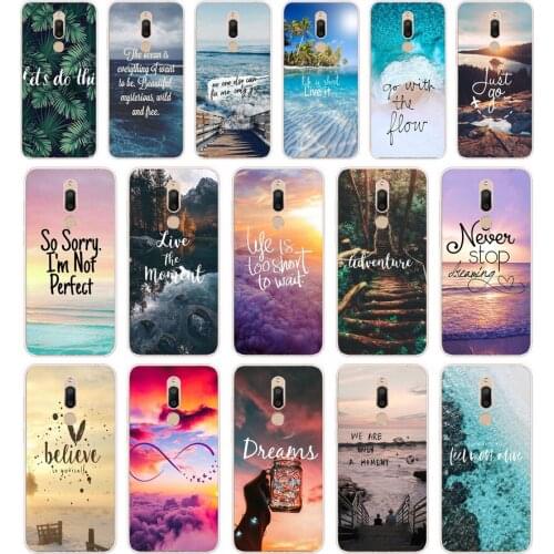 366FG Travel mountain sea beach quotes gift Soft Silicone Tpu Cover phone Case for Meizu M5 M5C M5S Note M6 M6S M6T case