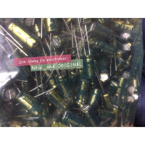 500 PCS 1000UF 16V 8X16mm Aluminum Electrolytic Capacitor