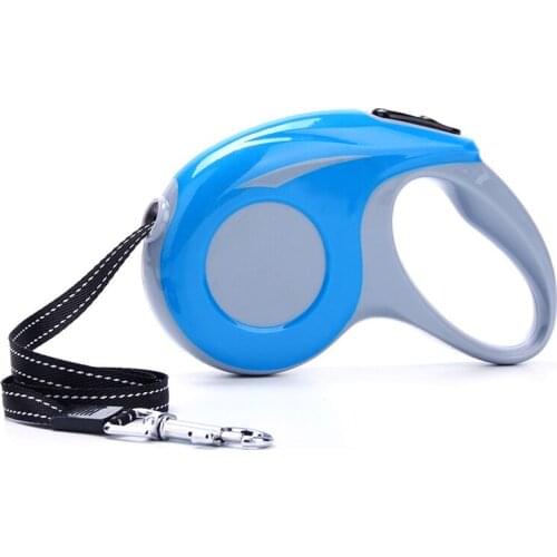 Dog Leash Pet Automatic Flexible Leash Retractable Traction Rope Pet Cat Leash Dog Accessory Shock Resistance Plastic Nylon