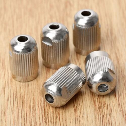 5Pcs M8x0.75 Electric Mill Grinder Flexible Shaft Screw Cap Collet Chuck for Dremel Rotary Power Tool Accessories
