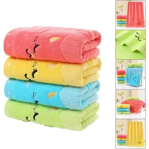 Newborn Towel Musical Note Infant Hand Towel Children Jacquard Embroidered Washcloth Bathing Feeding Cartoon Baby Towel