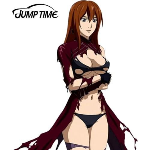JumpTime 13cm x 11cm Car Styling Super Sexy beauty Air Gear Noyamano Rika JDM Anime Vinyl Decal Car Sticker Accessories