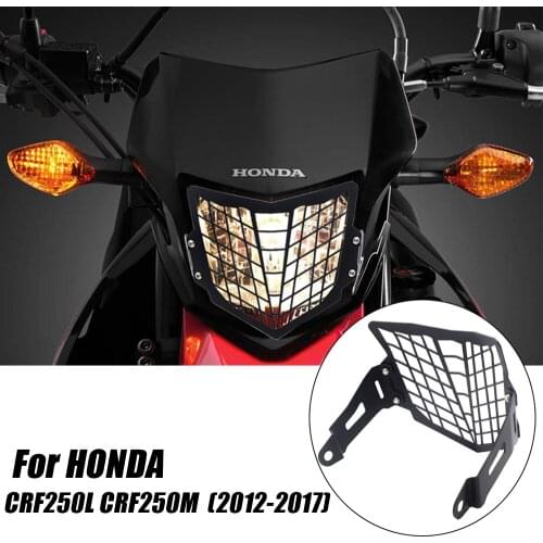 Motorcycle Headlight Cover Lampshade Protection Cover Grille Cover For HONDA CRF250L CRF250L CRF250M CRF250M 2012-2017