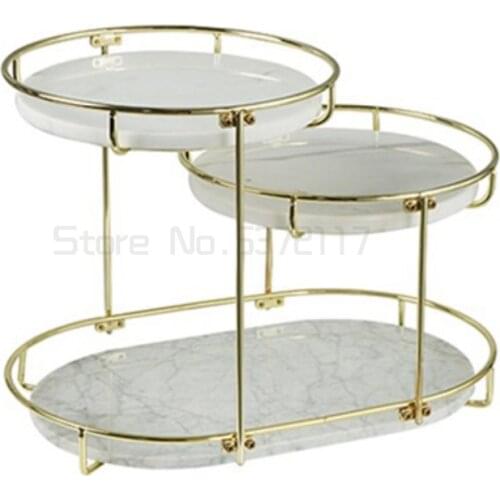 Shelf marble bathroom hand washing table corner cosmetics storage box in front of mirror
