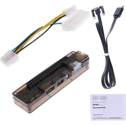 PCIe PCI-E V8.4D EXP GDC External Laptop Video Card Dock / Laptop Docking Station (Mini PCI-E interface Version)