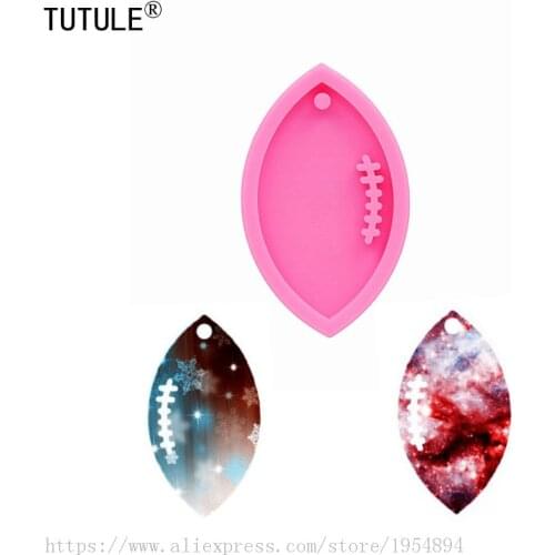 Rugby Keychain Mould-Silicone Keychains Mold DIY Jewelry Making Epoxy Resin Mold-Rugby Mold,Keychain Molds,Pendant Necklace Mold