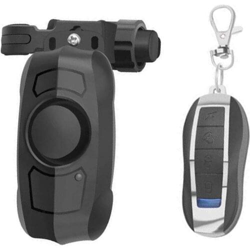 Alarm Lock For Motorcycle Bicycle Alarm Remote Control Anti-theft Bike Lock Vibration Alarm Cycling Security Lock Protection