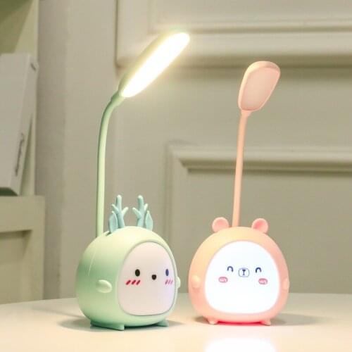 Led Cartoon Table Lamp Foldable Dimmable Touch Table Lamp Dc5v Usb Powered Table Lamp Night Light Touch Dimming Portable Lamp