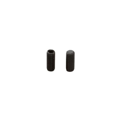 Wkooa M8 Grub Screws Hex Socket Set Screws With FLAT Point 1.25mm Pitch Alloy Steel Grade 12.9 Black