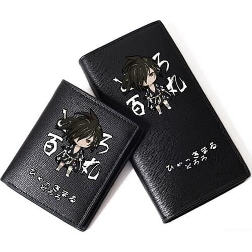 Japanse Cartoon Dororo Hyakki Maru Cosplay Long Coin Purse Anime ID Card Holder Pu Leather Short Wallet High Quality Change Bag