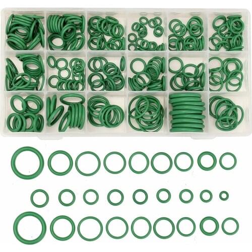 265 R134 Air Conditioner O-rings Rubber Rings, Waterproof, Corrosion Resistant, Oil Resistant Gaskets, Automotive Green O-Rings