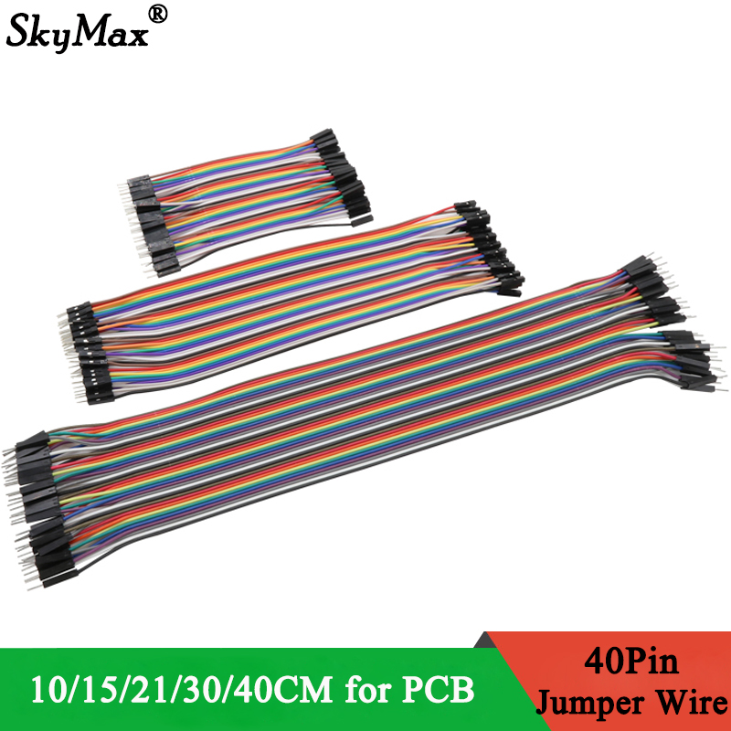 40Pin Jumper Wire 10 21 30CM Male to Male Female to Female Integrated Cable Kit DIY Electron Line Arduino Colorful
