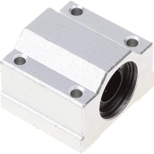 Aokin 3 pcs/lot Linear Motion Ball Bearing SCU6UU/SCS8UU/SCS10UU/SCS12UU/SCS16UU/SCS20UU Block CNC Router with LM8UU Bush Pillow