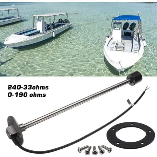 Car Fuel Water Level Sensor Flow IP67 Waterproof Liquid Gauge Liquid Level Sensor SUS304 For Marine boost gauge turbo boost