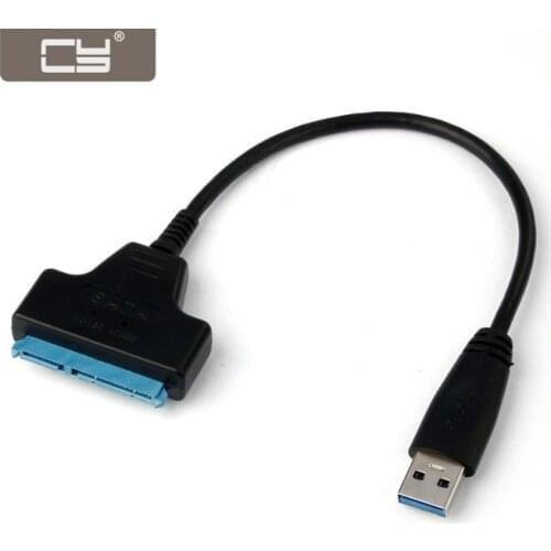 CYDZ USB 3.0 5Gbps Super speed to SATA 22 Pin Adapter Cable for 2.5" Hard disk driver SSD