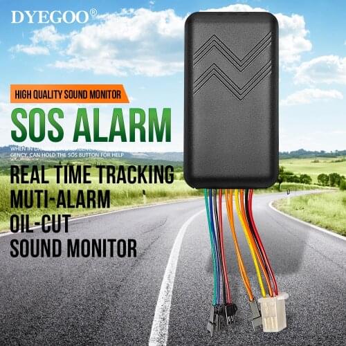 DYEGOO GPS car Tracker GT06 speaker listening monitor cut off oil scooter gps tracking device Free Shipping