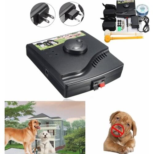 Electric Pet Fence In-Ground Dog Fence Rechargeable Receivers Electric Dog Training Collar Pet Containment System W-227B New