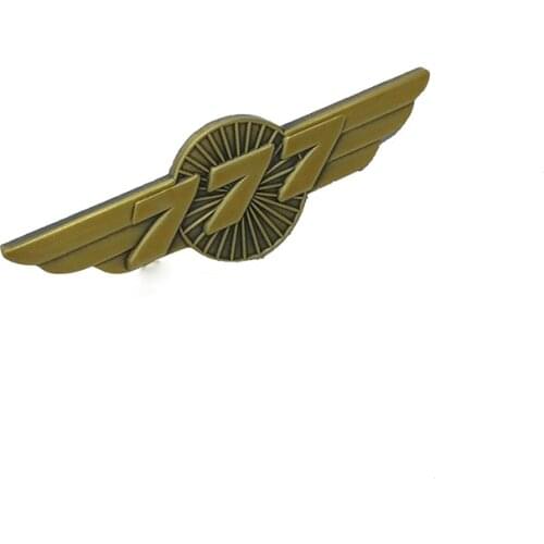 Customized order of Authentic Pilot Badges airplane suits plane gilded