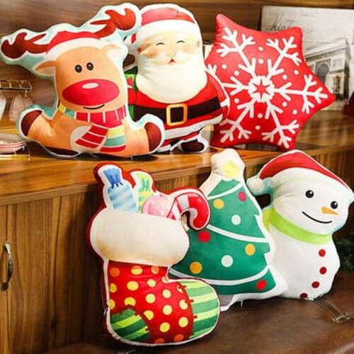 Santa doll stuffed plush toy Christmas tree cushion doll soft sleeping pillow bedroom Christmas present