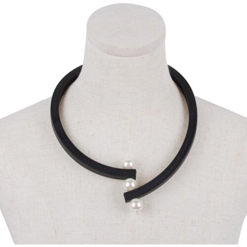 JID Elegant White Pearls Choker Necklace Bohemia Fashion Necklaces Retro Clothing Accessories For Women New Design Jewelry Gift