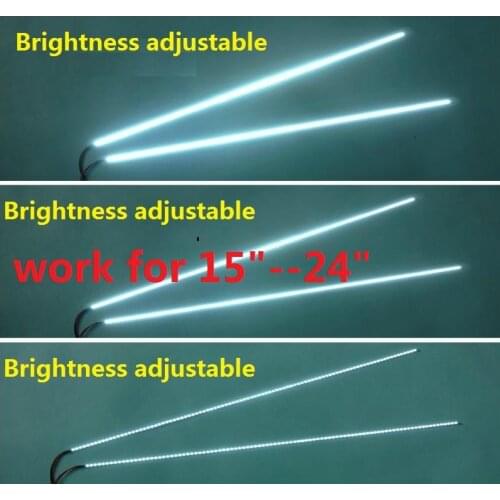 24 Inch adjustable light LED backlight kit 540mm,work for 15"17"19"22"22 inch 24",upgrade LCD screen to LED Monitor