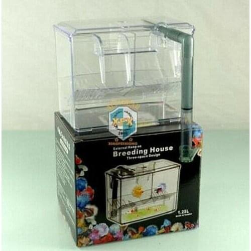 Box Fish Aquarium Breeding Tank Hang Breeder Hatchery Marina Fry Isolation