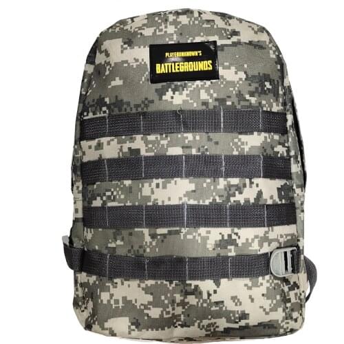20Inches Pubg Game Player Unknown Camouflage Backpack Battlefield Back Student Sports Multi-function Outdoor Camouflage Backpack