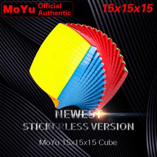 MoYu 15x15x15 Magic Cube 15x15 Cubo Magico Professional Neo Speed Cube Puzzle Antistress Toys For Children