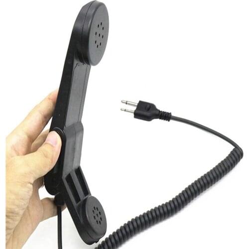 NEW H250 Military Handheld Speaker Mic Shoulder Microphone PTT for Radio Walkie Talkie IC-V85 IC-V82 IC-V8 IC-F3 IC-F10 IC-F20