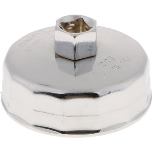 Fit Corolla Oil Filter Wrench Cap Housing Tool Remover 14 Flutes Dia 74mm