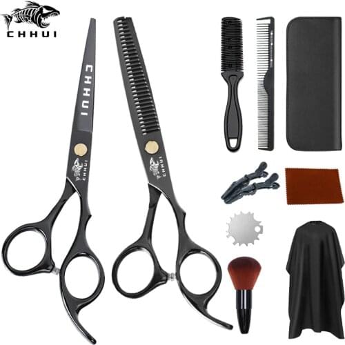 Professional Hairdressing Scissors Hair Cutting Thinning Set 6 Inch Hair Scissors Barber Scissors Tool Salon Shears Accessories