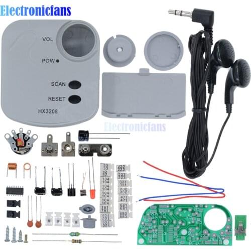 HX3208 FM Micro SMD Radio FM Frequency Modulation Radio High Sensitive Electronic Production Training Suite DIY kit Set