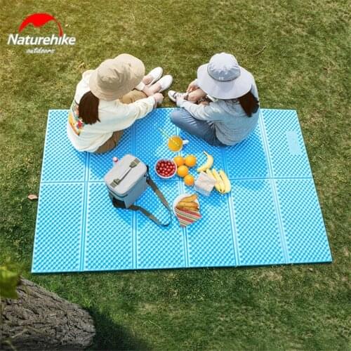 NatureHike Outdoor Ultralight Folding Mat PE Foam Cushion Camping Pinic Mat Moistureproof Mattress Comfortable Sleeping Pads