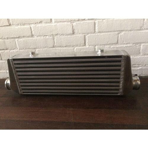 Universal Aluminum Turbo Intercooler 2.2'' inlet/outlet Bar & Plate 450x170x65mm