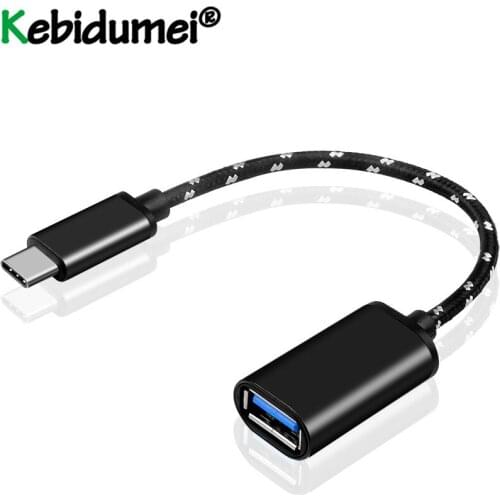 USB Adapter OTG Type C To USB Cable Type C Male To USB 2.0 Female Data Cable Converter For Macbook Samsung Xiaomi Huawei LG