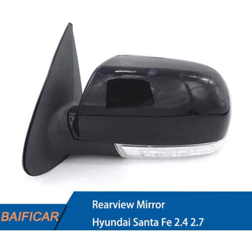 Baificar Brand New Rearview Mirror Electric With Turn Signal Light Auto Folding Heating 8 Pins 87610-2B600 For Hyundai Santa Fe