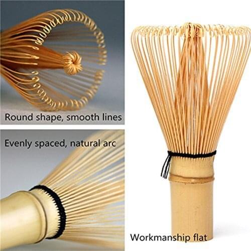1PCS X Japanese Ceremony Bamboo Matcha Whisk 100 prong Tea Whisk for Preparing Matcha Powder