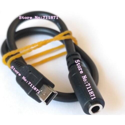 30cm Mini Usb 5Pin Male 3.5mm Female Mobile phone headset Adapter Cable 3.5 Female Mini Usb2.0 Male Audio Line 3.5 Mini USB Wire