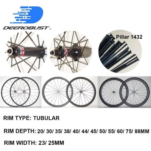 700C 20mm 30mm 35mm 38mm 40mm 44mm 45mm 50mm 55mm 60mm 75mm 88mm Tubular Road Bike Carbon Wheels Wheel Novatec AS511SB/FS522SB