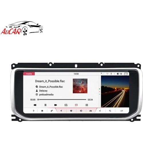 AUCAR 10.25" Android 10 GPS Navigation Android Car Stereo Car Video Radio Audio For Land Range Rover Evoque LRX L538 2010-2017
