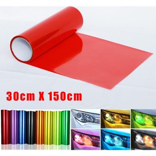 30 * 150CM Car light film Auto For Headlight Taillight Brake Fog Lamp Sticker Vehicle Vinyl High Quality