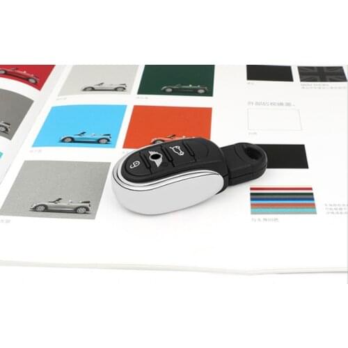 Auto Styling Alloy Key Case Bag Cover Chain Silver Fit MIN F54 F55 F56 F57 F60 Clubman Countryman Car Accessories