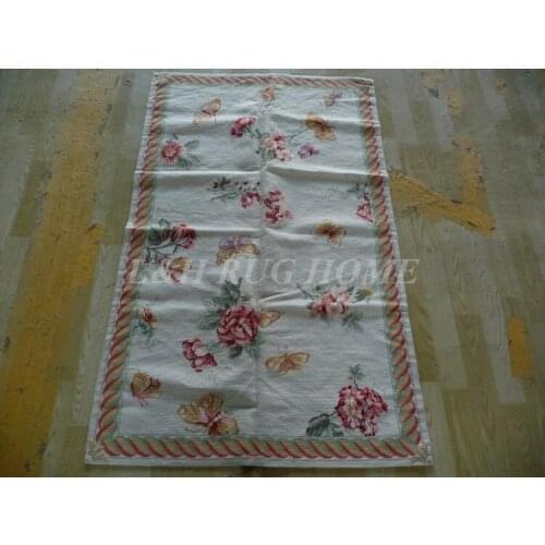 Free shipping 10K 3'x5' handmade needlepoint woolen rugs handmade rug