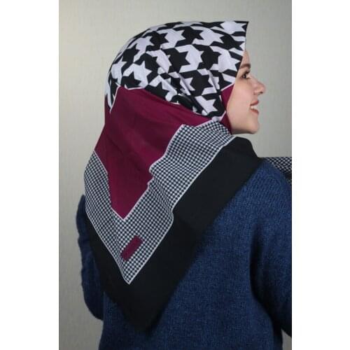 BONJELA PATTERNED COTON SCARF-DESEN-60-AVAILABLE in