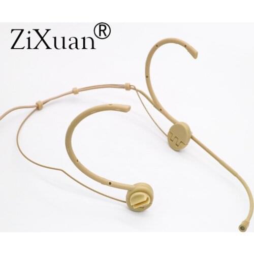 Senhneiser complexion Dual Hook Head Headset Microphone For Sennheiser G1 G2 G3 Wireless 3.5mm 1/8" Screw Lock Stereo