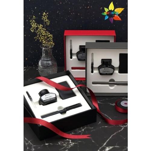 KACO SKY METAL II Adult office student practice writing stationery high-end business signature pen gift box containing ink pouch