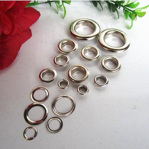 100set 28mmx20mmx5mm Silver Big Size Eyelets With Washer For Leather Craft Clothing Grommet Banner