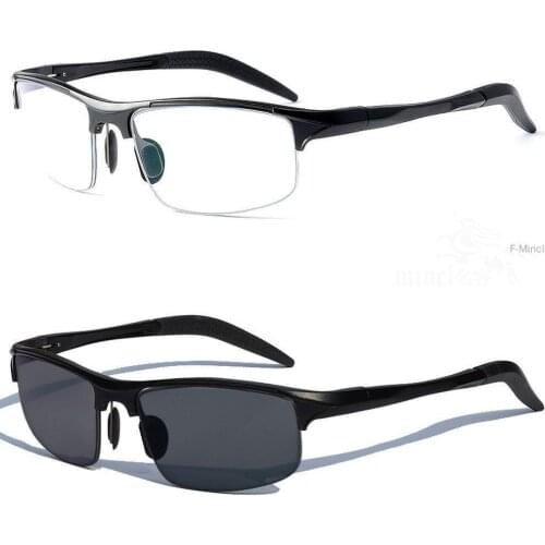 MINCL/Progressive Multifocal Glasses Transition Sunglasses Photochromic Reading Glasses Men Points for Reader Near Far Sight NX
