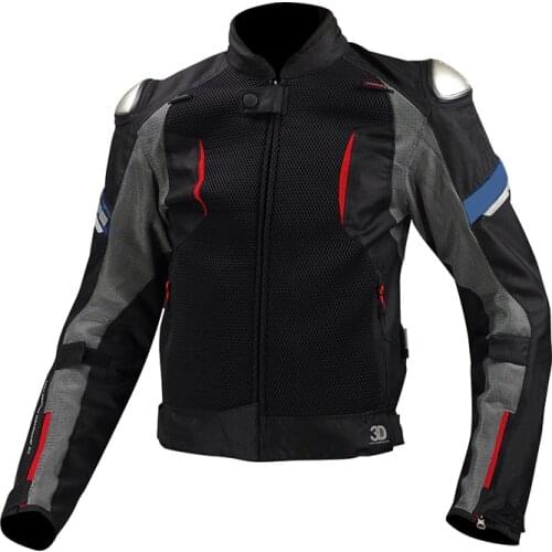 Motorcycle Riding Jacket JK107 JK-107 Titanium Motocross Motorbike Scooter Breathable Racing Jackets With Neck Protector