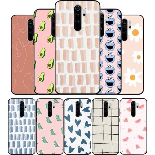 Cute patterns Phone Cover For Xiaomi Redmi note 9S 8T 7 6 5 4 Pro for redmi 4A 4X 5 Plus Soft Silicone Case Fundas